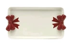 Holiday Time Bow Ceramic Tray. Fixed Price $9.10.