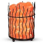 Natural Himalayan Salt , Tall Round Metal Basket Lamp With Dimmer Switch 8-.... Fixed Price $28.20.