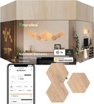 Nanoleaf Elements Wood Look Smart Wall Lights, Hexagon Led Work W.... Fixed Price $98.09.