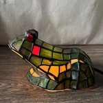 Modern Tiffany Style Stained Glass Frog Lamp Night Light. Fixed Price $34.87.