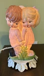Vintage Cute Boy Girl Children Night Light Lamp Aladdin Giftware Underwriters. Fixed Price $24.00.