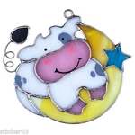 Cow Over Moon Switchables Sun Catcher Or Stained Glass New SW276. Fixed Price $19.00.