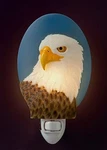 Ibis And Orchid Bald Eagle Night Light New In Box. Fixed Price $23.00.
