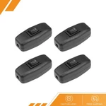 4 X Inline Cord Switch Ac 250V 3A On-off-on Control Dpdt Feed-through Rocker. Fixed Price $19.83.