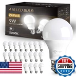 Dalattin 24PK Led A19 Bulbs Daylight White 5000K, 60W Equivalent. Fixed Price $48.83.