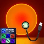 Sunset Projection Lamp Rainbow Led Night Atmosphere Photography Lighting. Fixed Price $7.99.