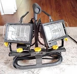Dual Head Work Light Without Stand #47410. Fixed Price $45.00.