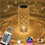 Creative Crystal Diamond Table Lamp Rechargeable Acrylic Bedroom Bedside. Fixed Price $30.25.