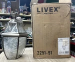 Livex Lighting 2251-91 Monterey Brushed Nickel Outdoor Wall Lantern. Fixed Price $149.99.