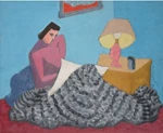 Milton Avery Figure By Lamp Light : Archival Quality Gicl Art Print 1944. Fixed Price $48.99.