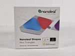 Nanoleaf Shapes Mini Triangles Smarter Kit Multicolor Light PANELS-5 Pack. Fixed Price $65.00.