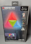 Monster Smart Lighting 3D Prism Panels Led Triangle Wall Lights Wifi Rgb. Fixed Price $40.00.