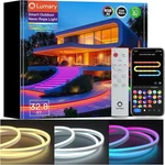 30%OFF Lumary Smart Outdoor Rope Lights Waterproof, Rgbaicw Color Changing. Fixed Price $130.00.