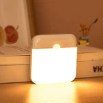 Led Wireless Night Light, Human Motion Sensor Lantern Rechargeable Wall Lamp, Fo. Fixed Price $15.45.