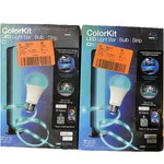 2-PACK Tzumi Aura Led Colorkit 75-WATT Dimmable Multi-color Light Bulb. Fixed Price $29.99.