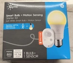 Cync By Ge Full Color Smart Bulb + Motion Sensor Starter Kit 93129715 New. Fixed Price $15.00.