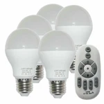 E27 6W Smart Led Light Bulbs Dimmable With 2.4GHZ 3-ZONE Wireless Remote Control. Fixed Price $24.99.