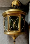 Rare Vtg Brass Norwell Mfg Co. Mid-century Exterior Pendant Light Fixture/works!. Fixed Price $200.00.