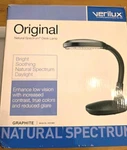 Verilux Original Natural Spectrum Desk Lamp Graphite 27W VD01BB1 Low Vision Task. Fixed Price $49.99.