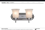 Maxim Lighting 7136MRPC 2LT Bathroom Vanity Fixture (polished Chrome). Fixed Price $29.00.