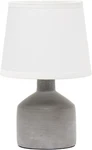 Simple Designs LT2080-GRY Mini Bocksbeutal Concrete Table Lamp, Gray New. Fixed Price $17.93.