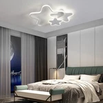 Creative Star Shape Acrylic Ceiling Light Led Dimmable With Remote Control. Fixed Price $58.85.