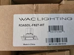 New Wac Lighting R3ARDL-F827-WT Aether Led White Recessed 3.5". Fixed Price $34.00.