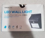 Torchstar Outdoor Solar Motion Sensor Led Wall Light Waterproof 4-PACK IP65. Fixed Price $15.88.