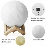 Moon Lamp, Magicfly 3D Printing Light, Dimmable With Tap Control - 5.9". Fixed Price $14.00.
