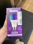 New In Open Box-roku Smart Bulb Se A19 Color Pack 75W 1100 Lumens (ECP018909). Fixed Price $16.99.