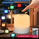 Night Light Bedside Lamp With Touch And Remote Control, 13 Rgb Colors Changing 5. Fixed Price $12.98.