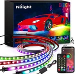 Nilight 4PCS Car Underglow Neon Accent Strip Lights 256 Leds Rgbic Multi Color. Fixed Price $37.00.
