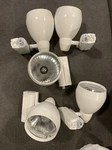 Lot Of Cooper Lighting Halo 704704-LBL33 L5053039 Track Fitting White. Fixed Price $165.00.