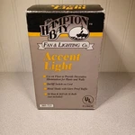 Hampton Bay 305-723 Accent Light Black/white Metal Glare Proof Floor Lamp New. Fixed Price $15.45.
