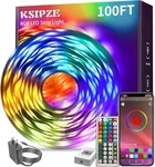 100FT Led Strip Lights, Smart With App Remote Control, Rgb For. Fixed Price $14.64.