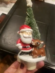 Roman Rudolph The Red-nosed Reindeer & Santa Led Electric Plug-in Night Light. Fixed Price $19.95.
