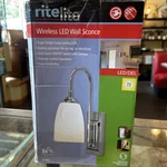 Rite Lite LPL780C Battery-operated Led Classic Chrome Wall Sconce. Fixed Price $17.99.