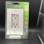 Lumicover Outlet Wall Plate Night Light Westek White New. Fixed Price $14.99.