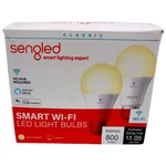 Soft White Led Smart Wifi Light Bulbs Alexa Google Compatibility 2-PACK W31-N11. Fixed Price $13.99.