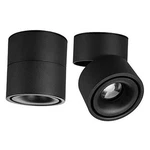 Led Indoor Ceiling Spotlight 360 Adjustable -surface Mounted Cob 3000K Black. Fixed Price $41.27.
