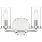 Designers Fountain D268C-2B-PN Hudson Heights Bathroom Vanity Light. Fixed Price $39.95.