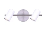 Canarm Kingston 2-LIGHT Rod Track White & Brushed Nickel IT1015A02BNW10. Fixed Price $18.89.