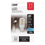 Feit Electric BPG40/850/LED Daylight 120V 5000K Lm. G9 Bi-pin Bulb 40W. Fixed Price $12.30.