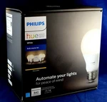 Philips Hue Dimmable White A19 Led Bulbs Bridge 2.1 Starter Kit Brand New. Fixed Price $78.00.