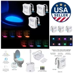 Elegant Toilet Night Light Set: Motion Sensor Led - Ideal For Easy Bathroom Use. Fixed Price $48.99.