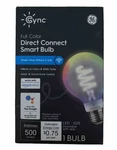 Ge Cync Smart Bulb 6.2W G25 Led Dimmable With App. Fixed Price $19.50.