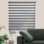 Blinds For Windows, Dual Layer Zebra Thermal & Light Filtering Roller Shades .... Fixed Price $73.01.
