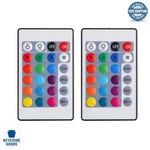 Universal 24-KEY Rgb Led Remote Controller For All 4-PIN Light Strips. Fixed Price $18.67.