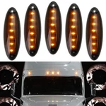 Oe-spec Amber Led Raised Roof Clearance Marker Lights For Freightliner Cascadia. Fixed Price $40.09.