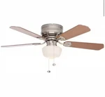 Middleton 42IN Led Indoor Brushed Nickel Ceiling Fan W/ Light Kit UE42V-NI-SHB. Fixed Price $33.00.